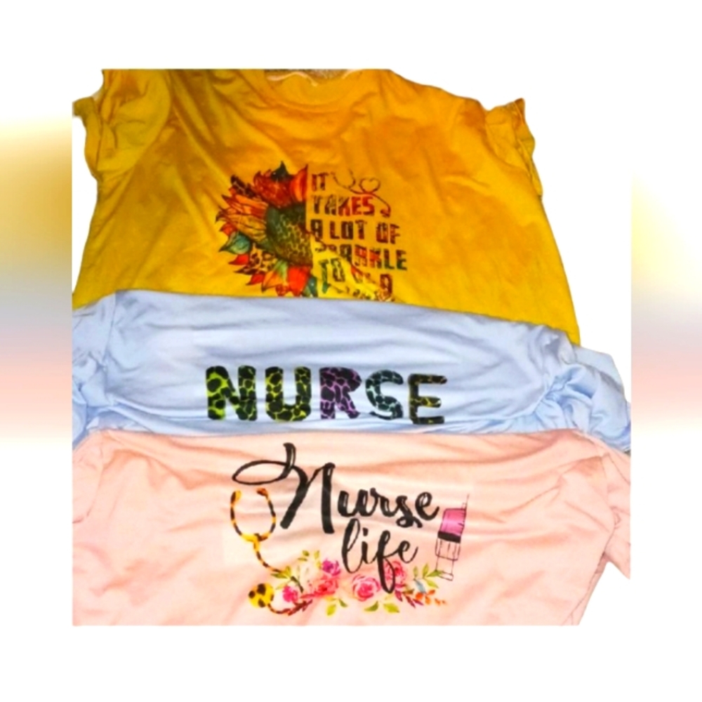 3 NURSE SHIRTS